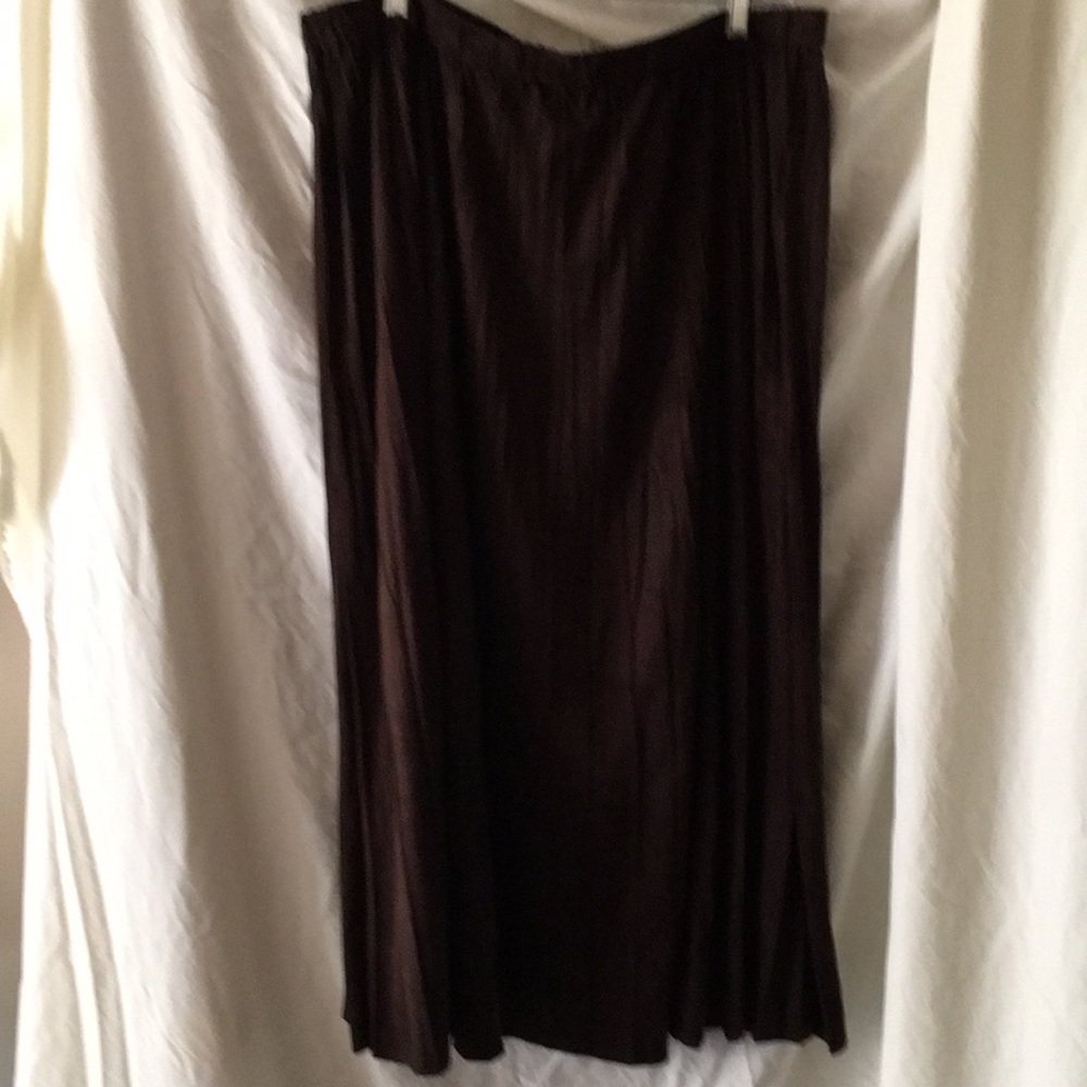 Chocolate brown skirt
